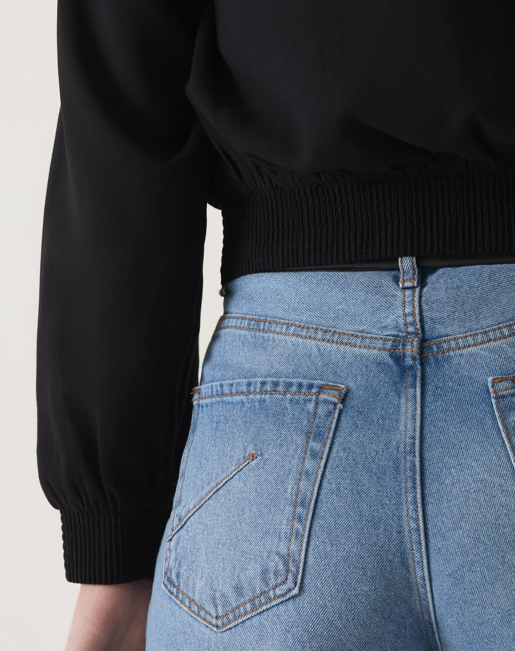 JAQUETA BOMBER DE SARJA