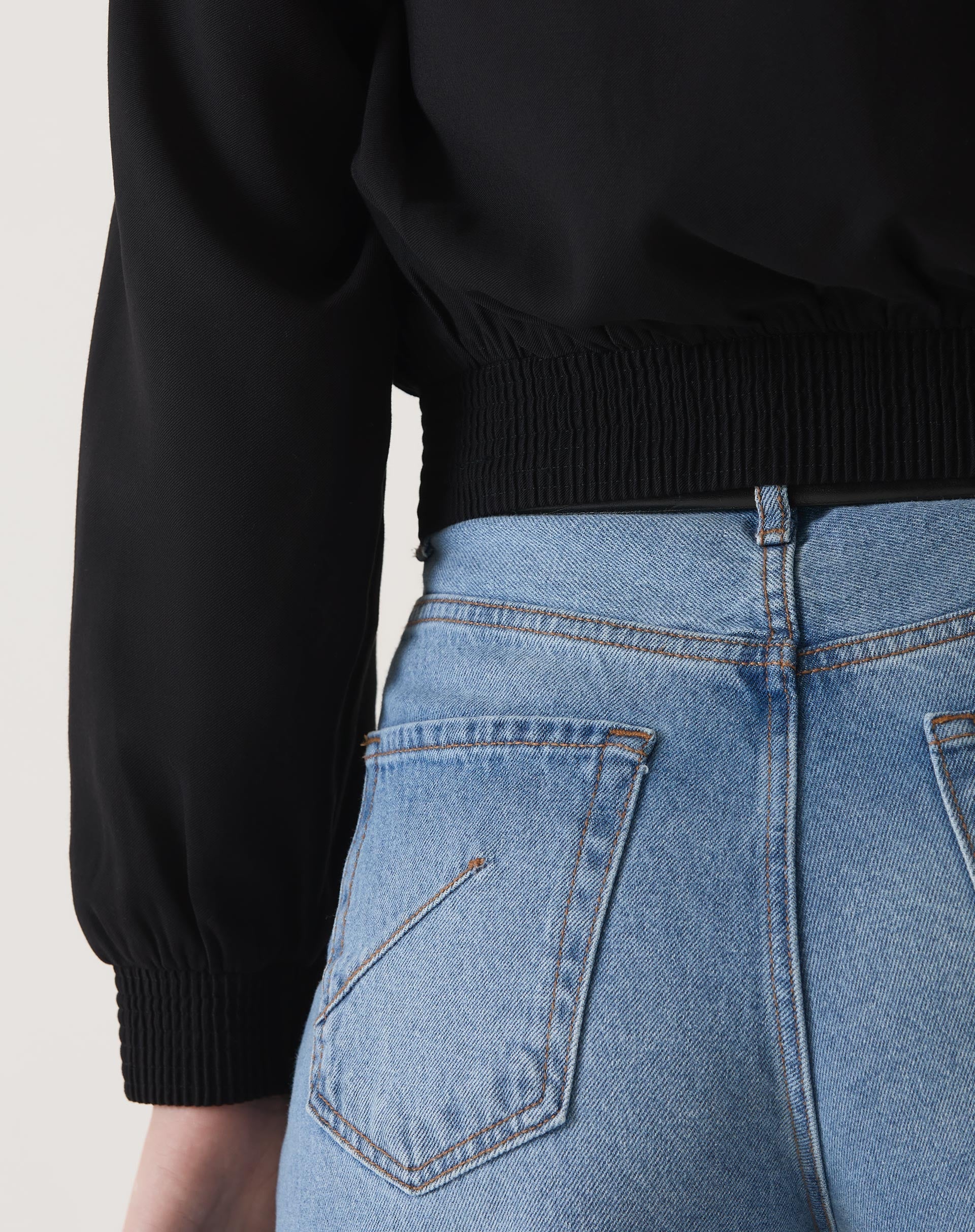 JAQUETA BOMBER DE SARJA